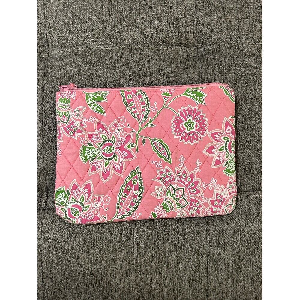 Tanya Lee Quilted Makeup Bag Pink Purse - Picture 2 of 3